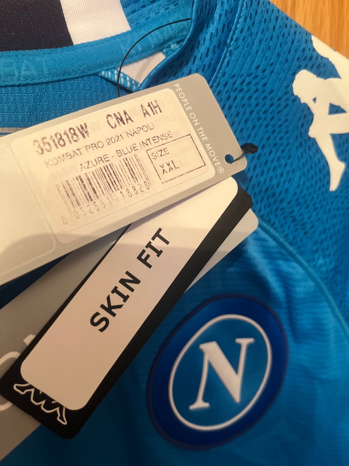 SSC Napoli 2020/2021 Home Football Shirt 2XL - Fits Large - Victor Osimhen - KOMBATPRO - BNWT