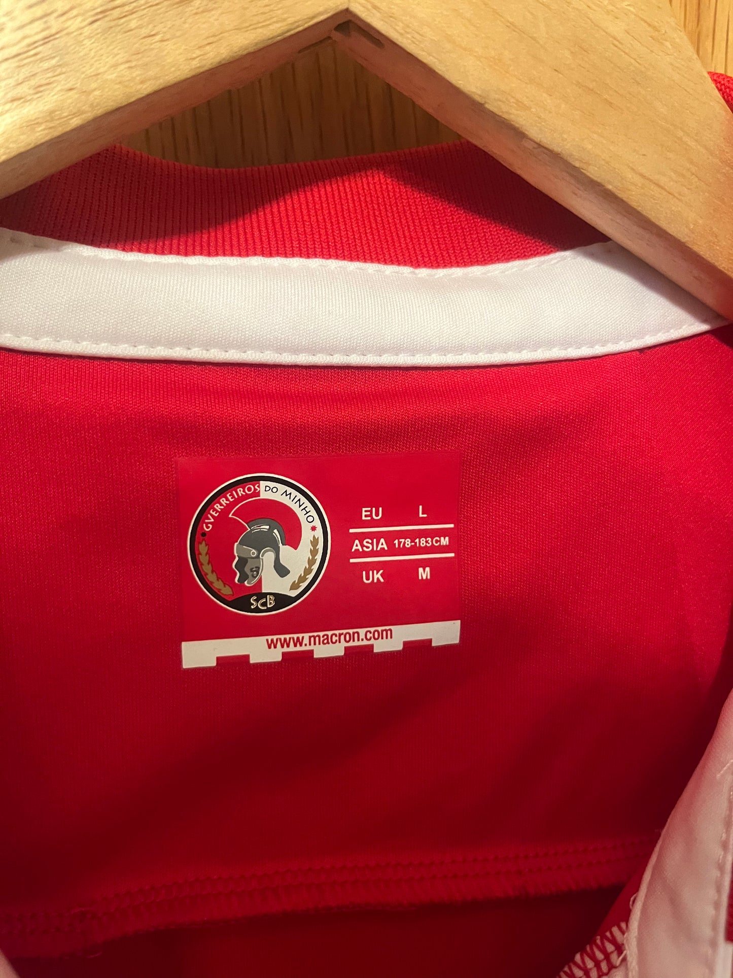 SC Braga 2012/2013 Home Football Shirt Medium - Carlão - Match Issued