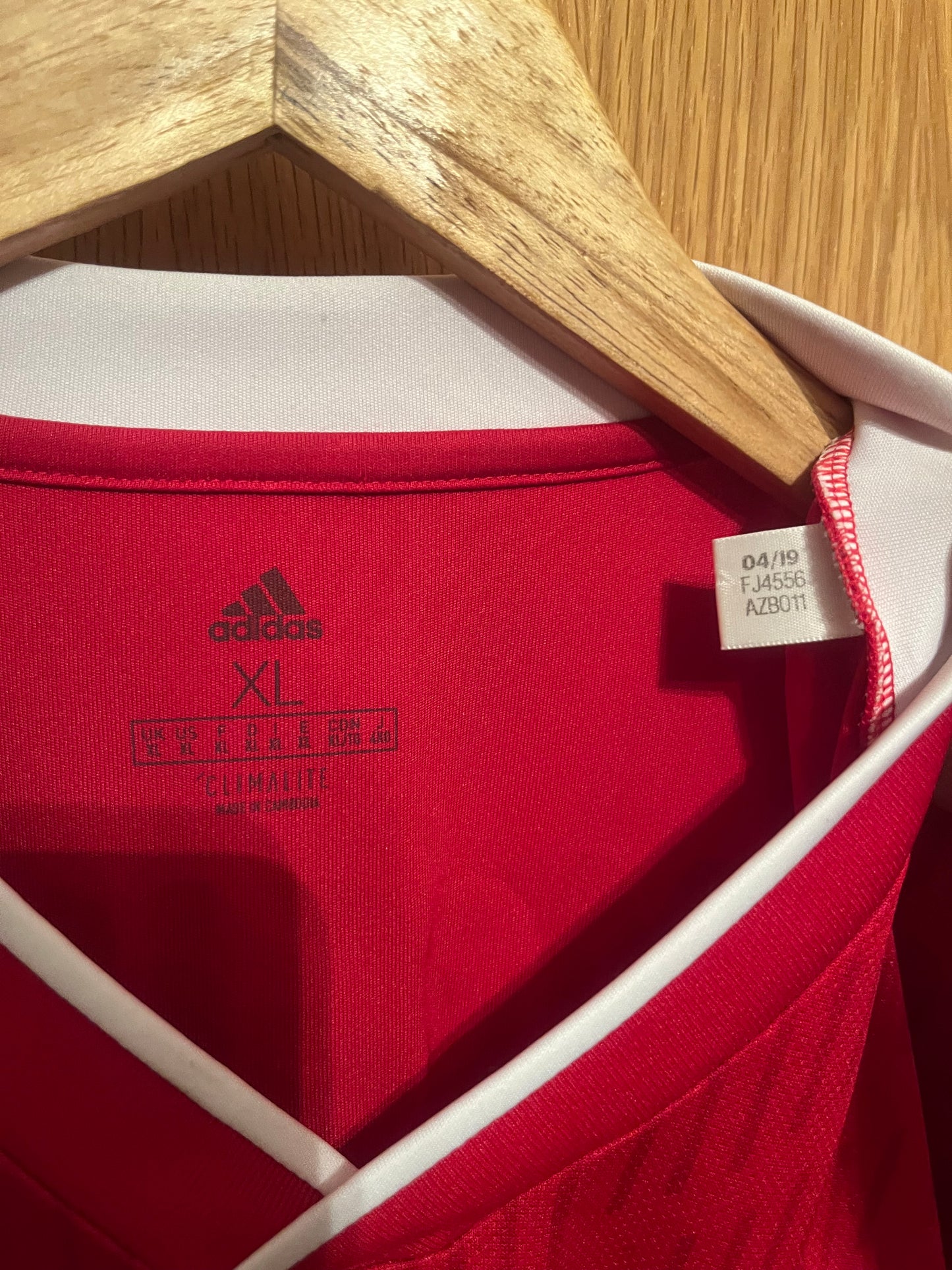 Aberdeen 2019/2020 Home Football Shirt Extra Large - Niall McGinn - Signed