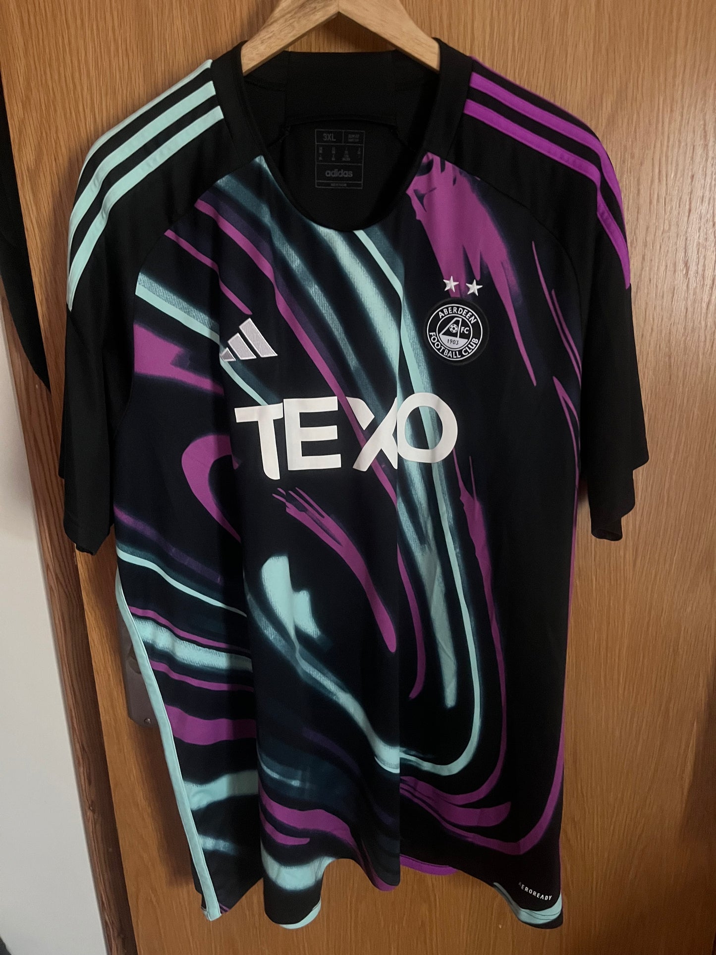 Aberdeen 2023/2024 Away Football Shirt 3XL - Northern Lights
