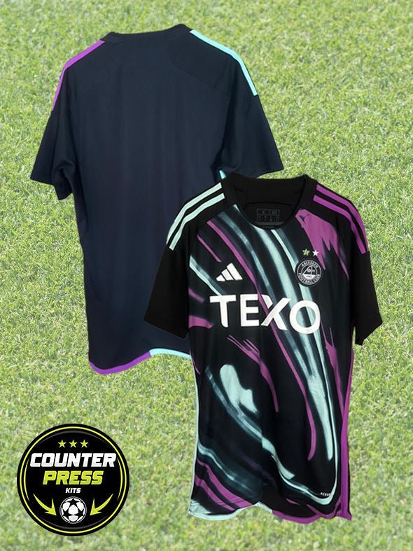 Aberdeen 2023/2024 Away Football Shirt 3XL - Northern Lights