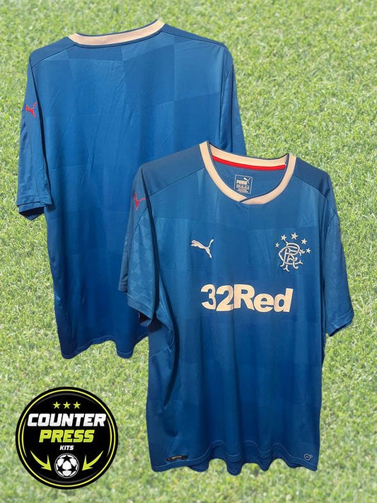 Rangers 2016/2017/2018 Home Football Shirt 3XL