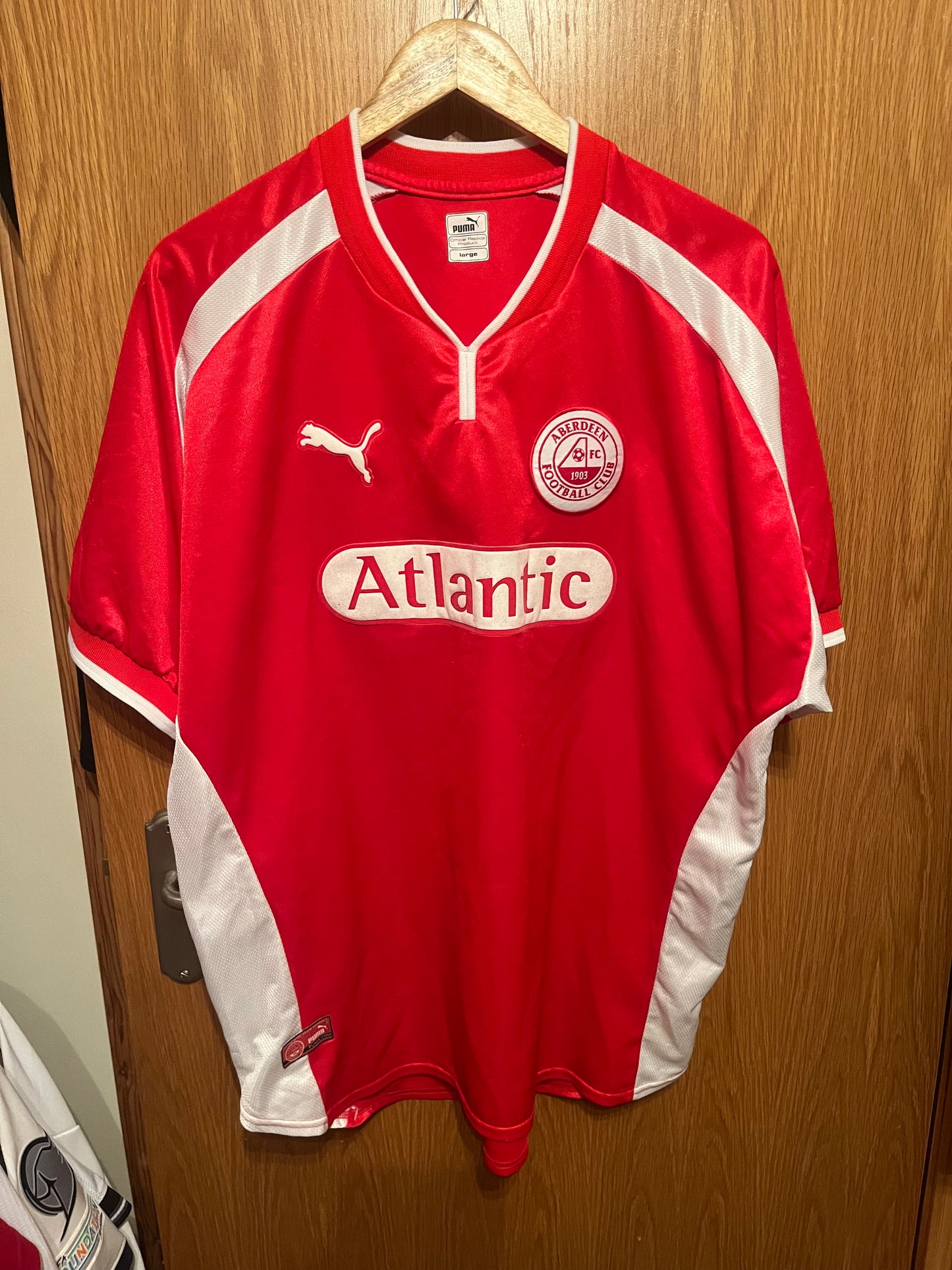 Aberdeen 2000/2001 Home Football Shirt Large
