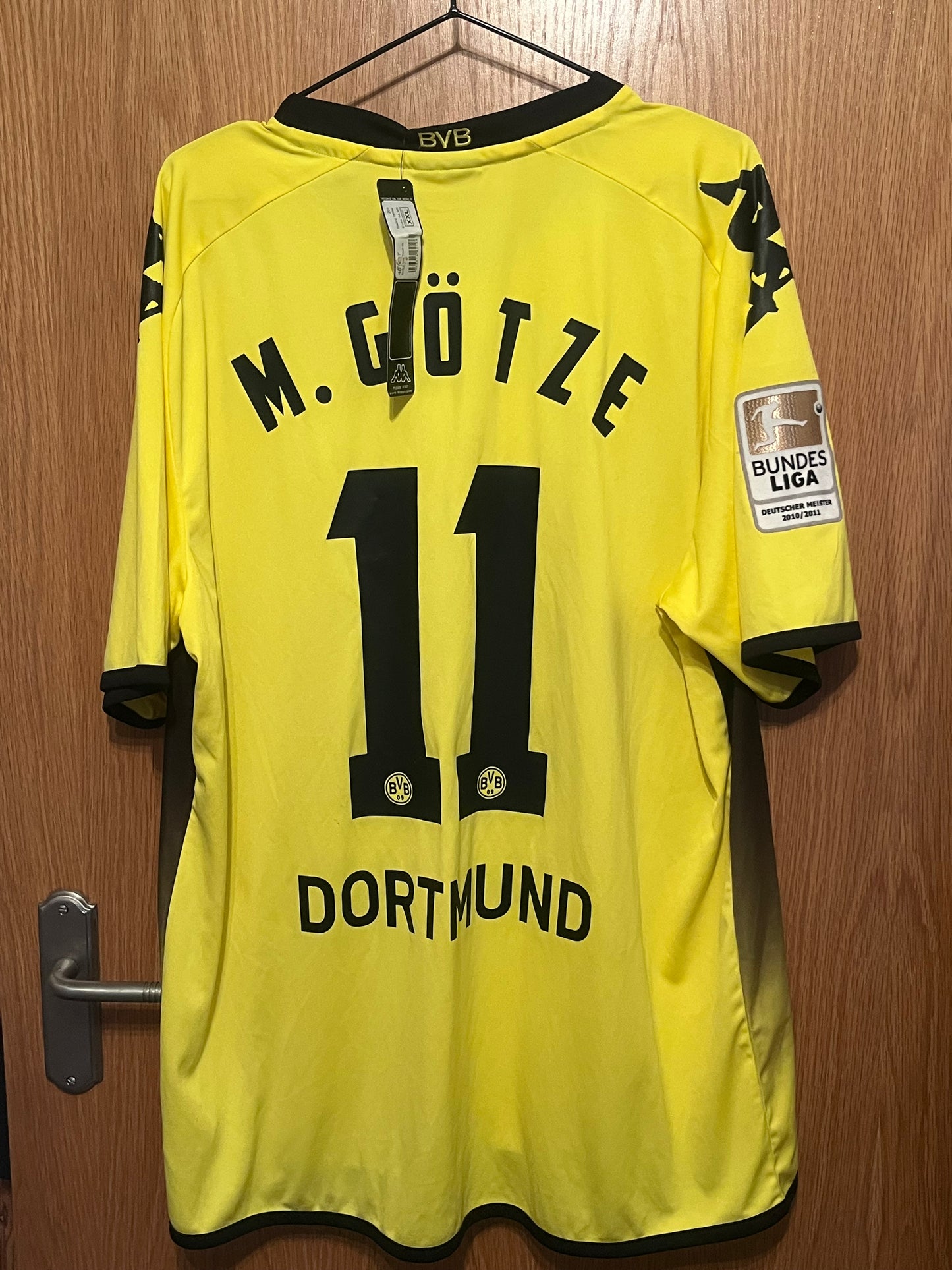 Borussia Dortmund 2011/2012 Special Edition Home Football Shirt 2XL - Fits XL - Mario Götze - BNWT