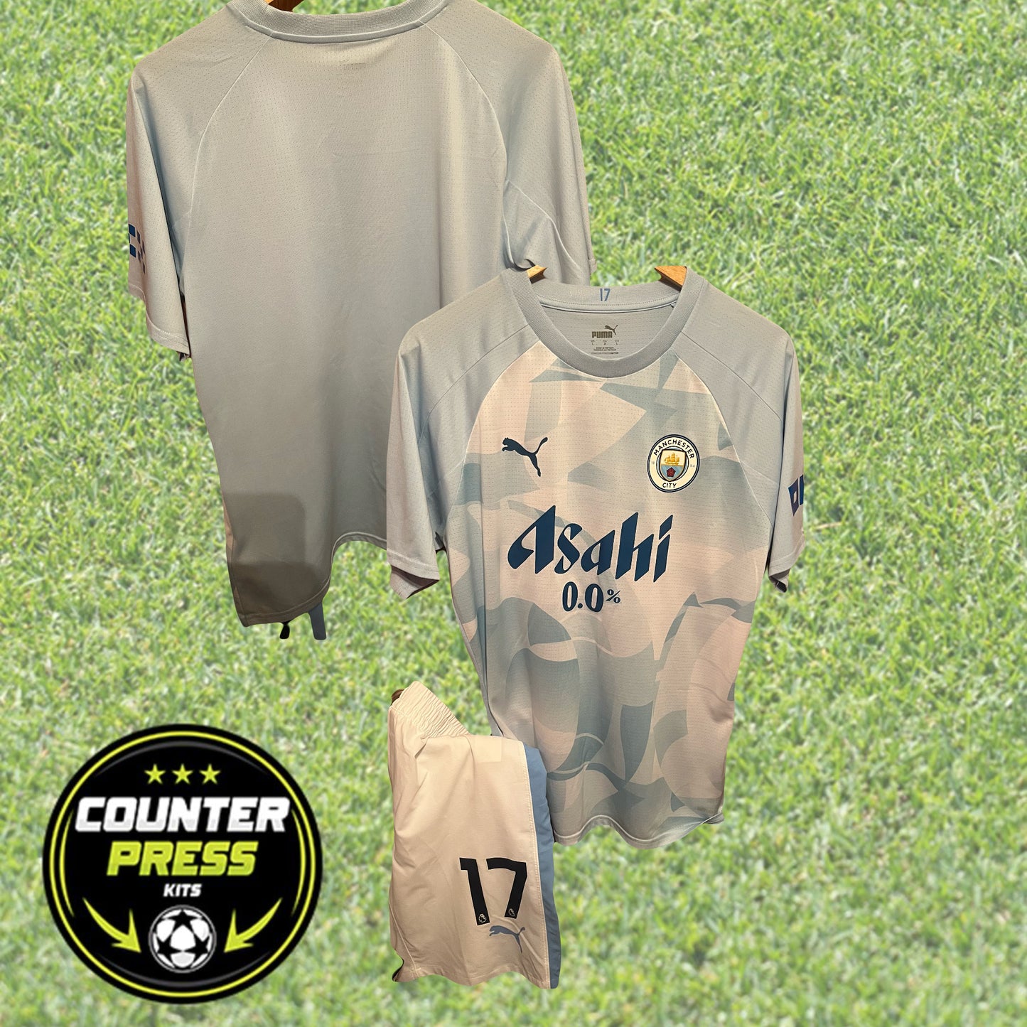 Manchester City 2023/2024 Training Football Shirt + Shorts Large - Kevin De Bruyne - Player Worn