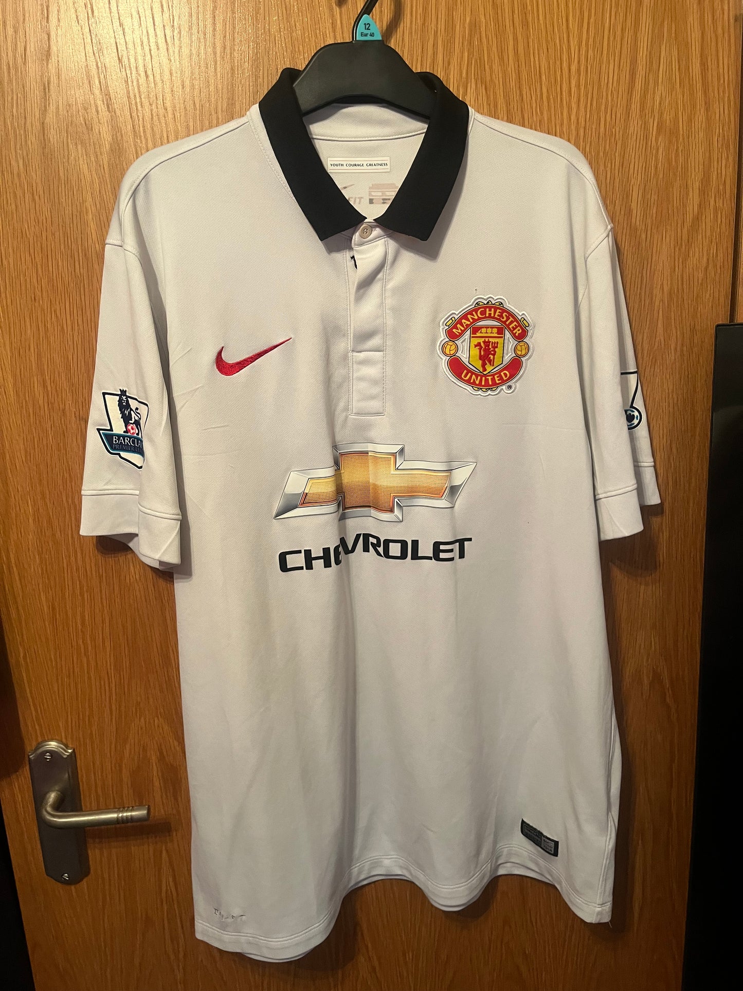 Manchester United 2014/2015 Away Football Shirt Extra Large - Juan Mata