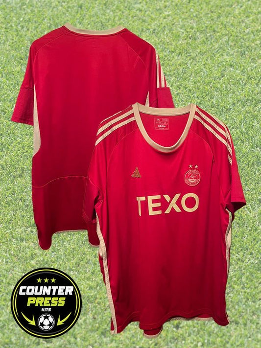 Aberdeen 2023/2024 Home Football Shirt 2XL