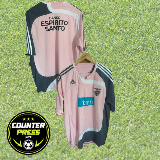 SL Benfica 2007/2008 Away Football Shirt Extra Large