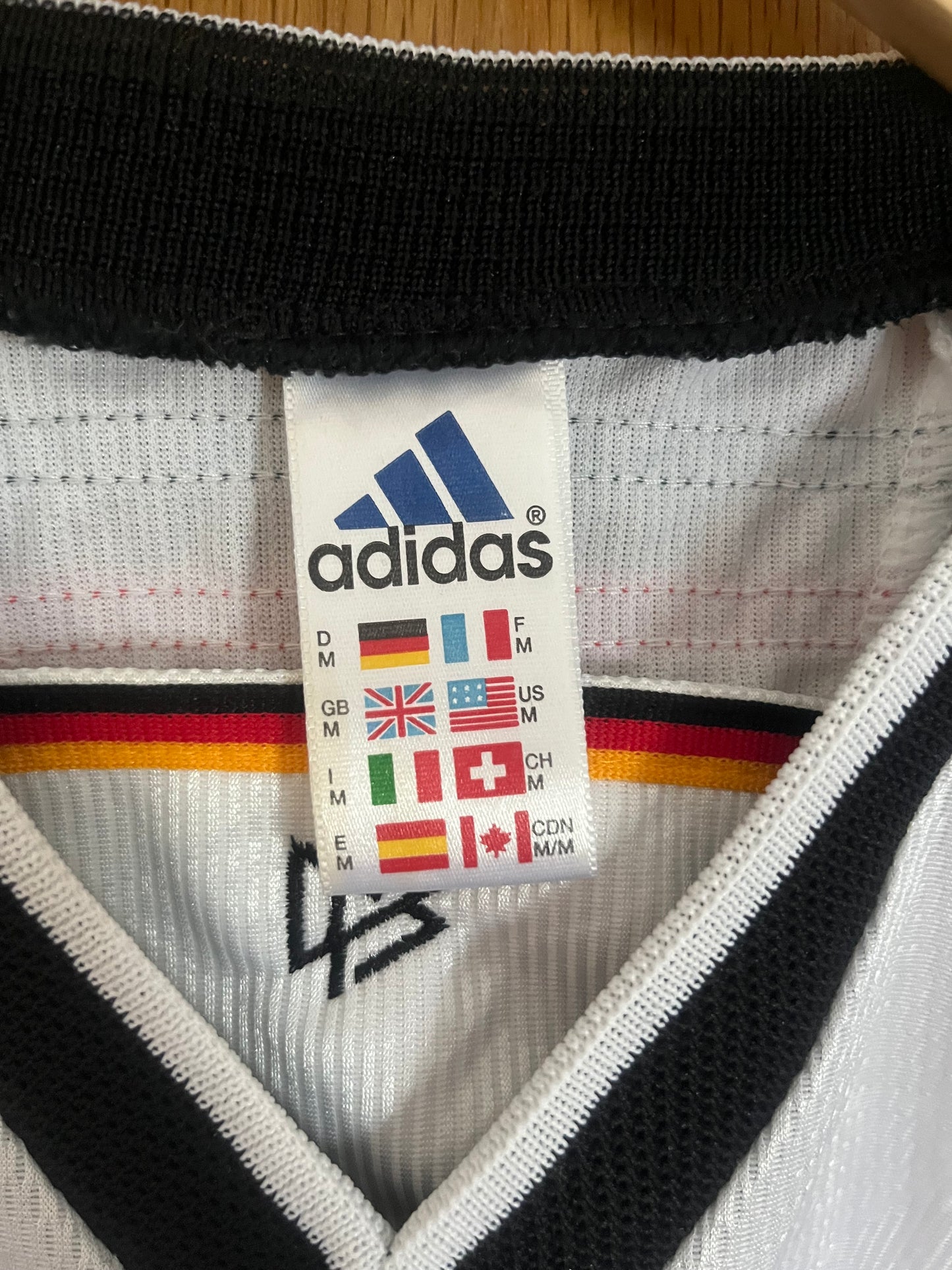 Germany 1998/1999/2000 Home Football Shirt Medium - Squad Signed