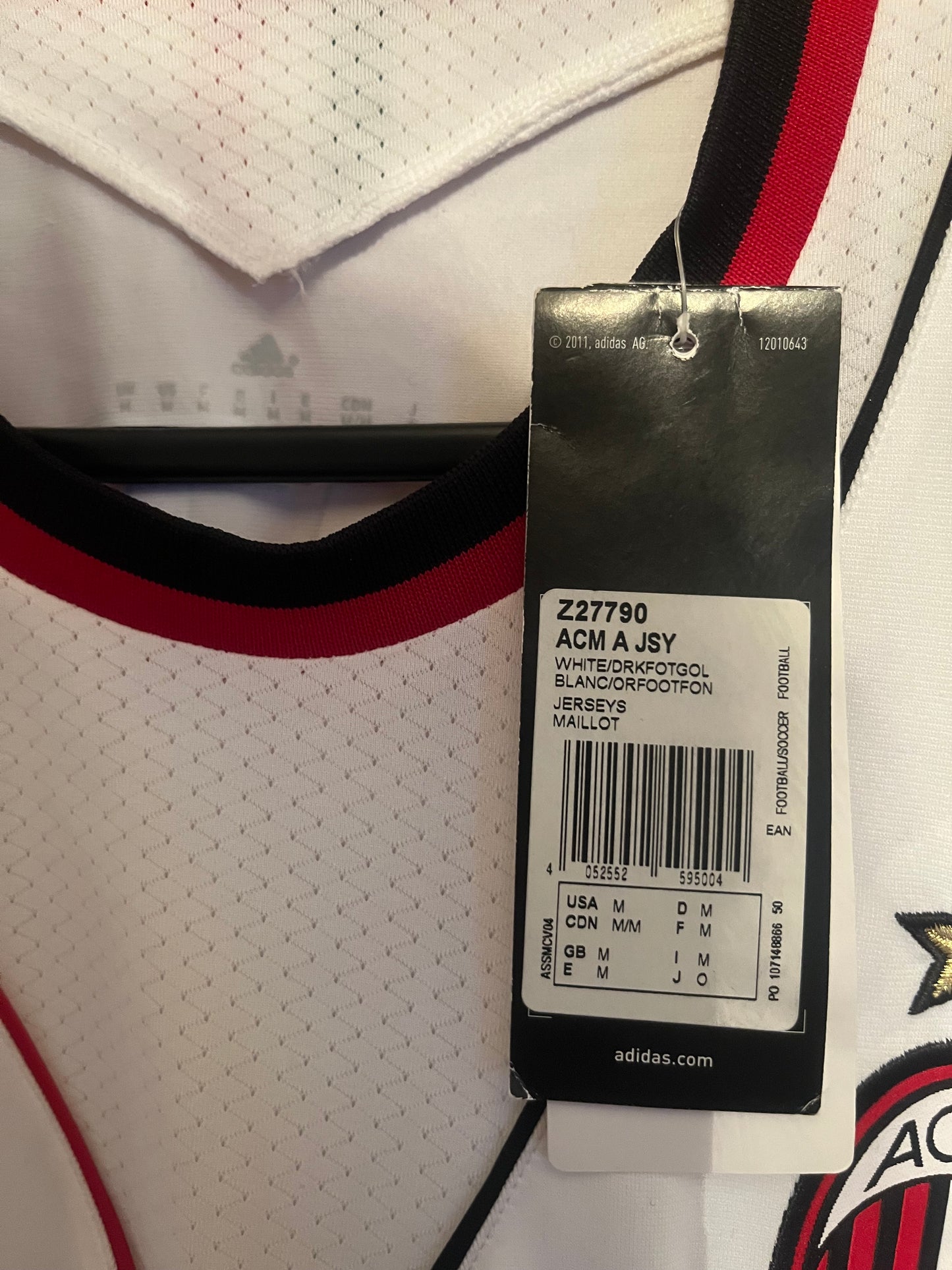 AC Milan 2013/2014 Away Football Shirt Medium - Mario Balotelli - BNWT