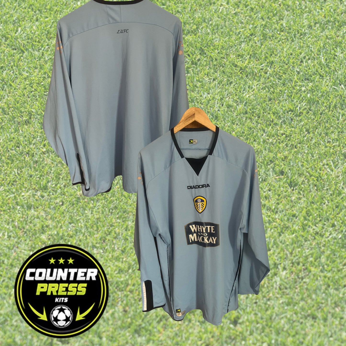 Leeds United 2004/2005 Away Football Shirt Extra Large - Long Sleeve