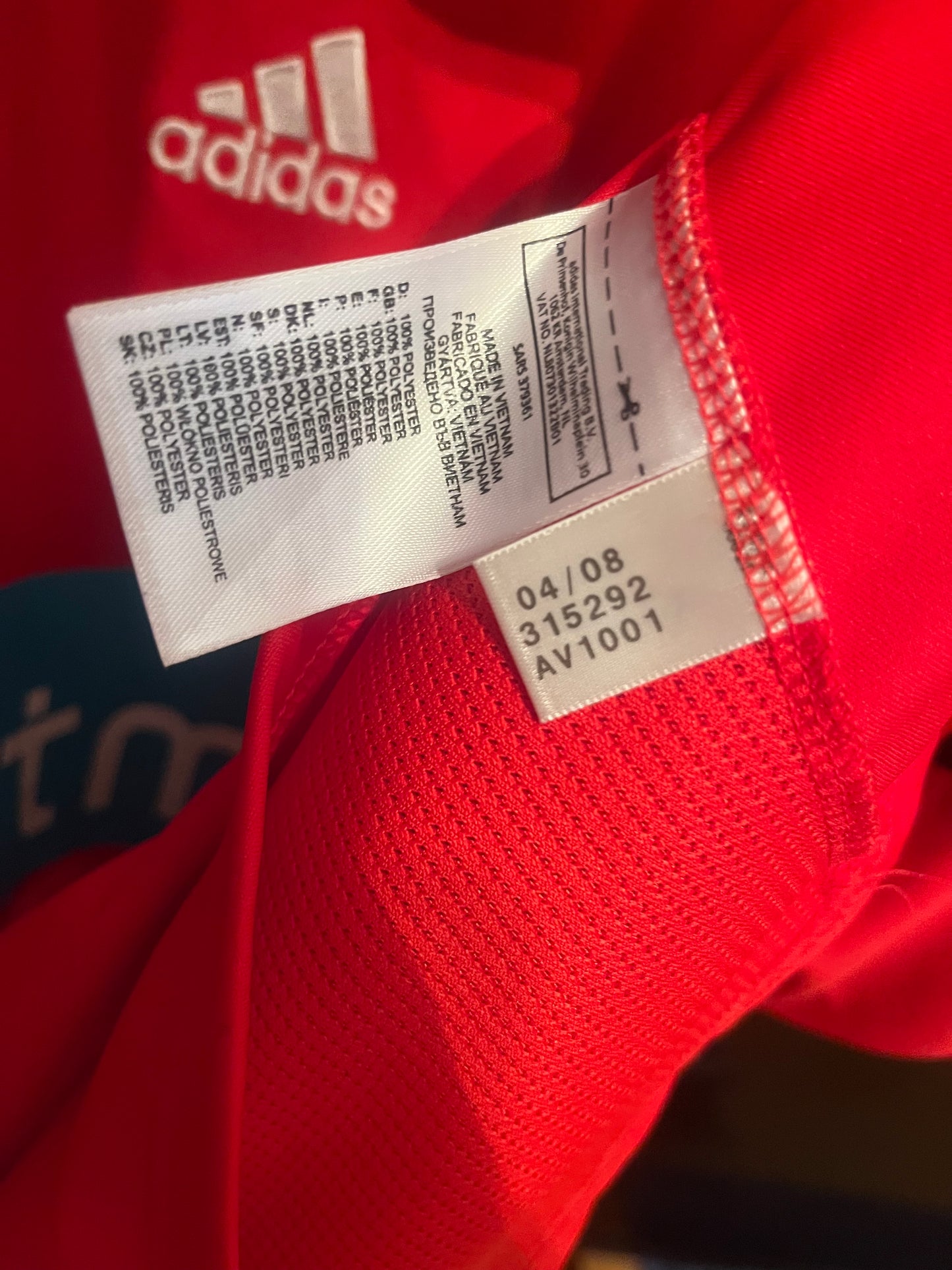 SL Benfica 2008/2009 Home Football Shirt 2XL