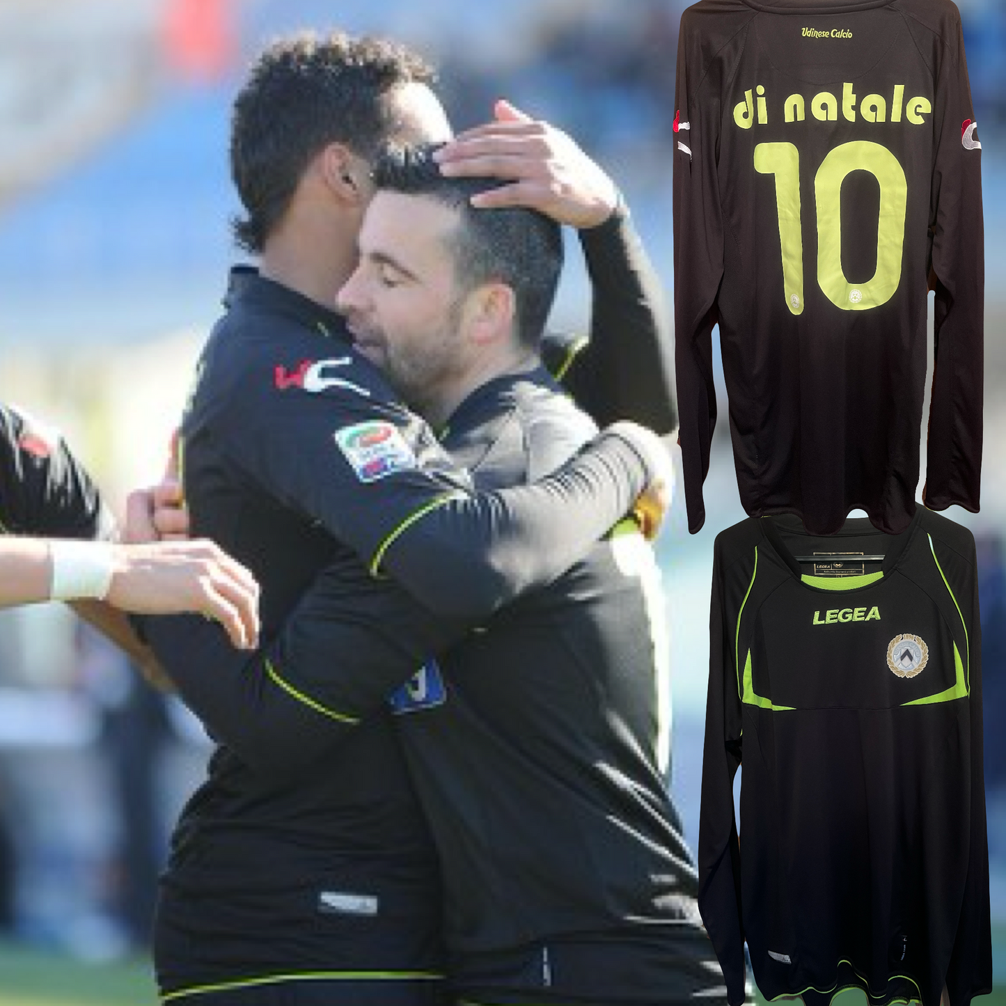 Udinese Calcio 2012/2013 Third Football Shirt Large - Fit Medium - Long Sleeve - Antonio Di Natale