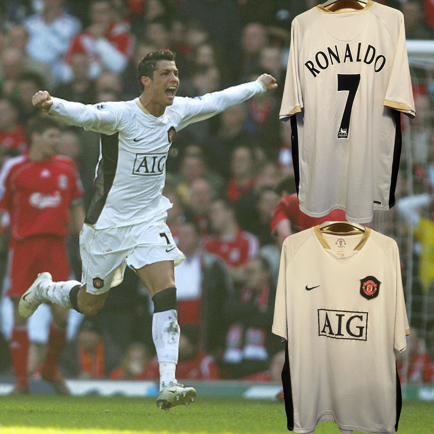 Manchester United 2006/2007 Away Extra Large - Cristiano Ronaldo