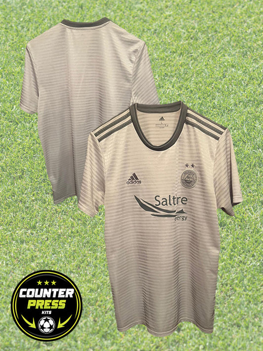 Aberdeen 2018/2019 Away Football Shirt Large