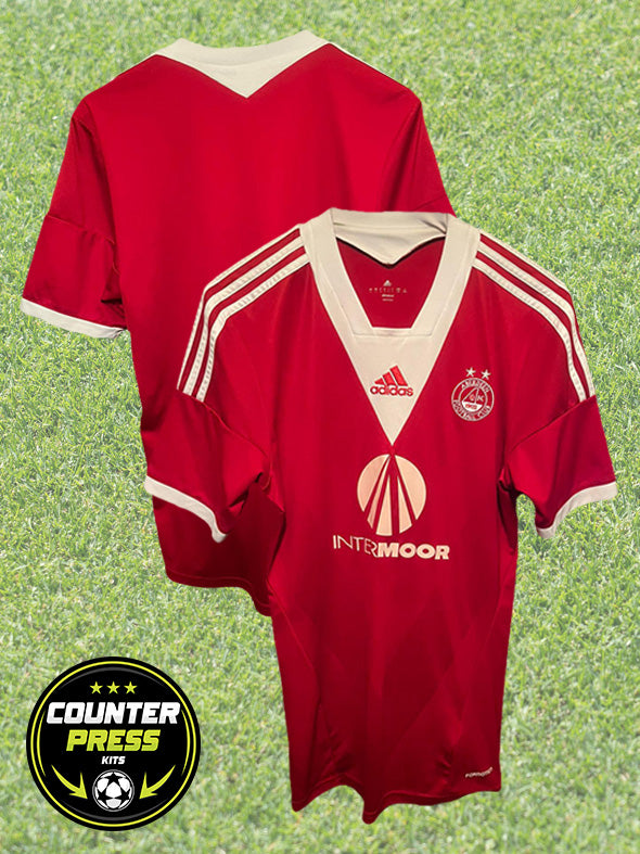 Aberdeen 2013/2014 Home Football Shirt Large - Fits Medium - Player Issue - Prototype Intermoor Sponsor