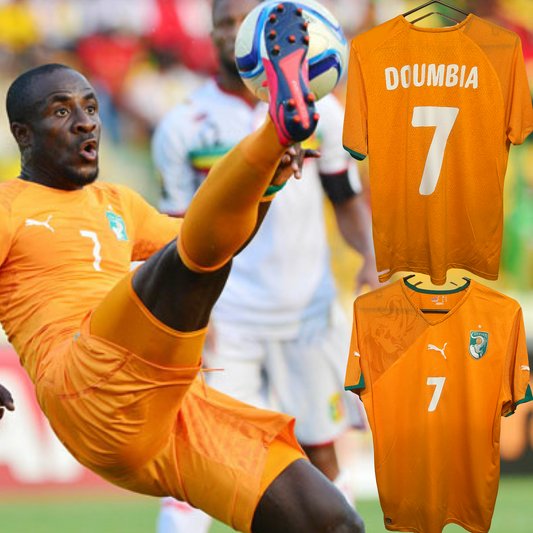 Ivory Coast (Cote D’Ivore) 2010 Home Football Shirt Medium - Seydou Doumbia