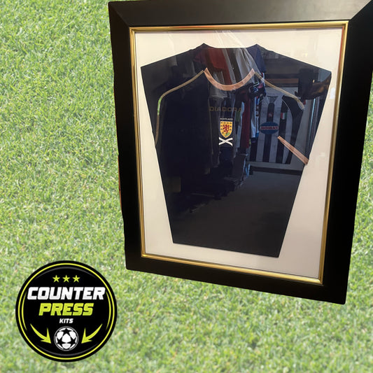 Scotland 2006/2007/2008 Home Football Shirt Large - Andy Goram - Signed + Framed