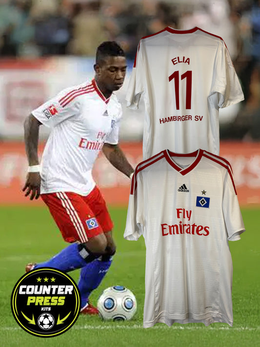 Hamburger SV 2009/2010 Home Football Shirt Medium - Eljero Elia