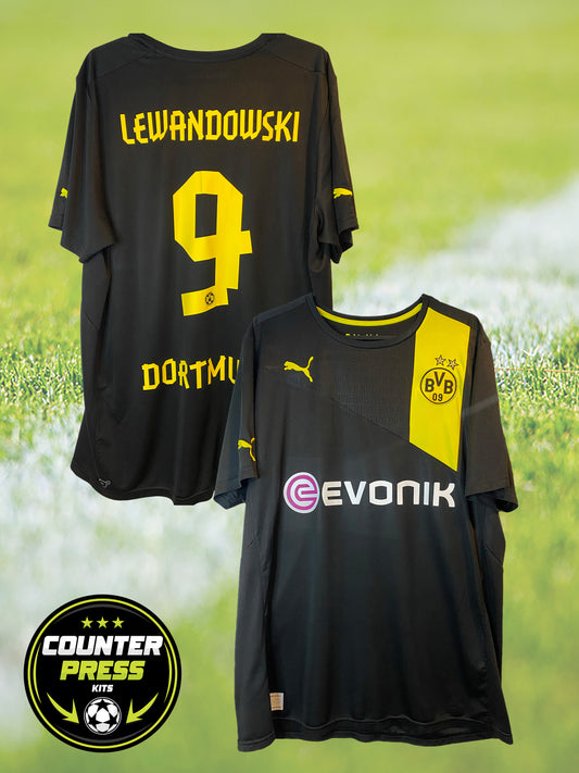 Borussia Dortmund 2012/2013 Away Football Shirt 2XL - Robert Lewandowski