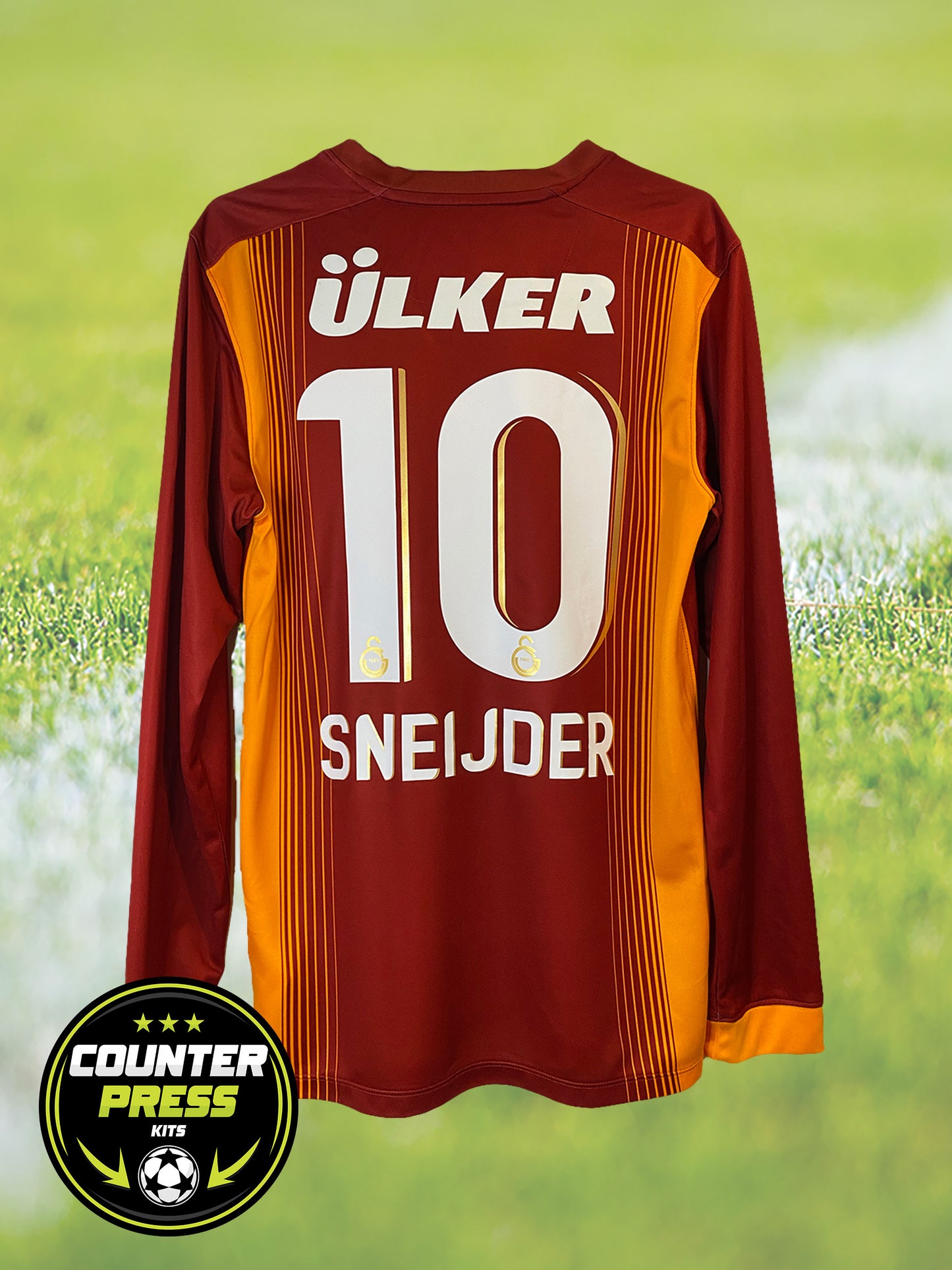 Galatasaray 2014/2015 Home Football Shirt Small - Wesley Sneijder - Long Sleeve