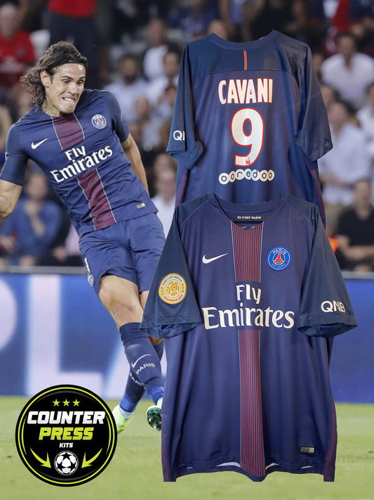 Paris Saint Germain 2016/2017 Home Football Shirt 2XL - Edinson Cavani