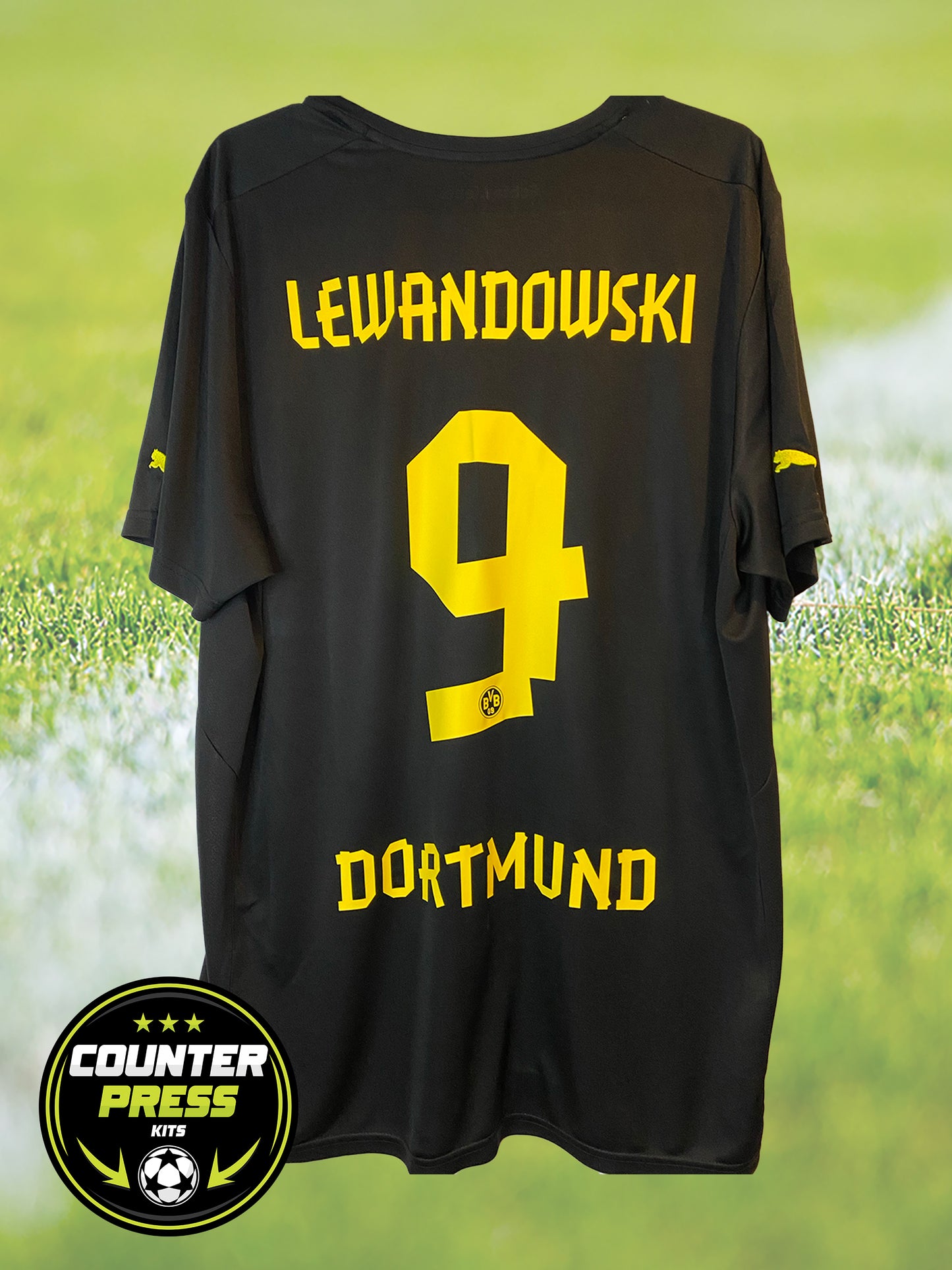 Borussia Dortmund 2012/2013 Away Football Shirt 2XL - Robert Lewandowski