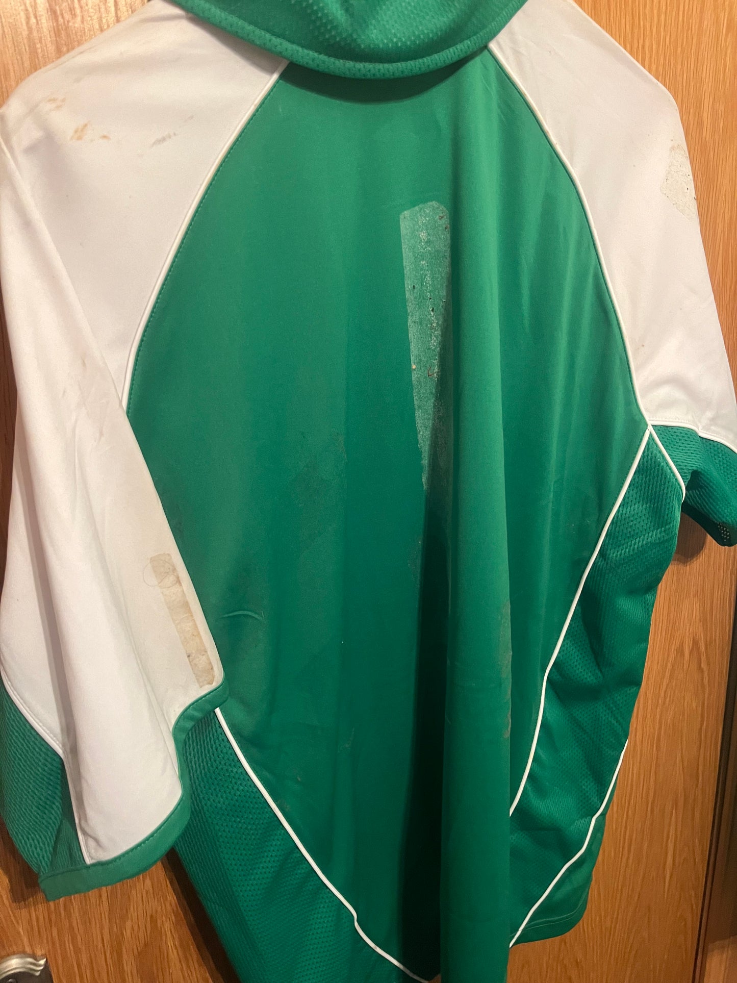 Hibernian Edinburgh 2004/2005 Home Football Shirt Extra Large - Squad Signed