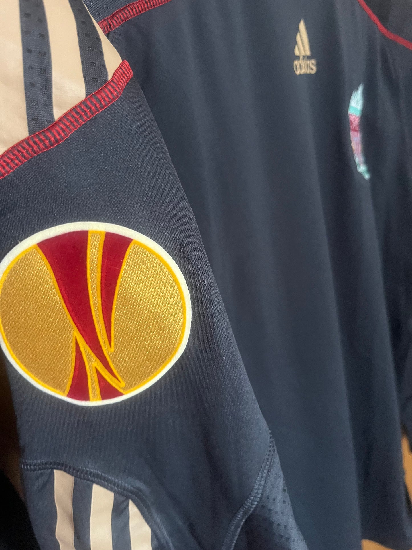 Liverpool 2009/2010 Third Football Shirt Medium - Long Sleeve - Fernando Torres - Player/Match Issue UEFA Europa League