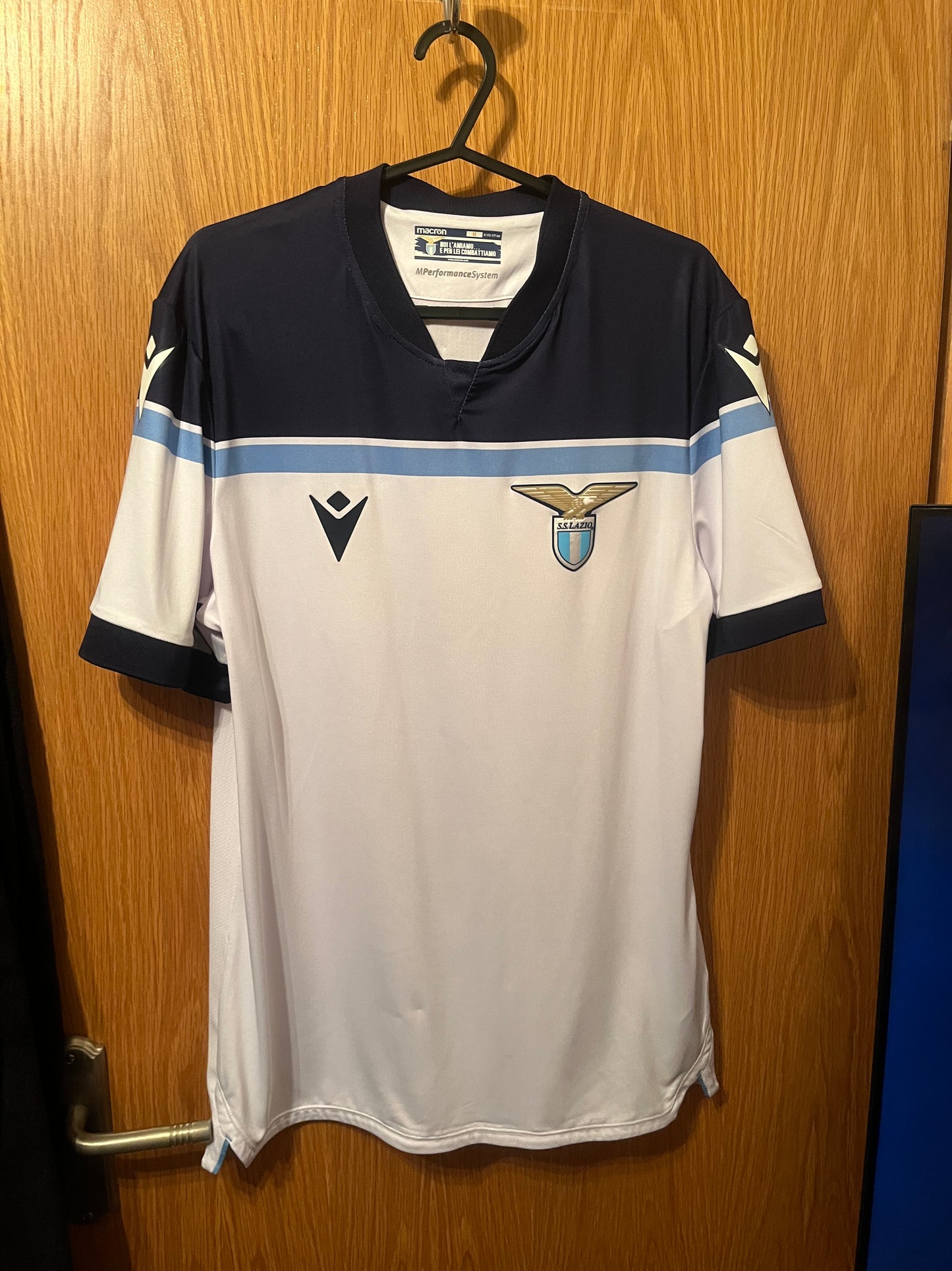 SS Lazio 2021/2022 Away Football Shirt Medium - Fits Small