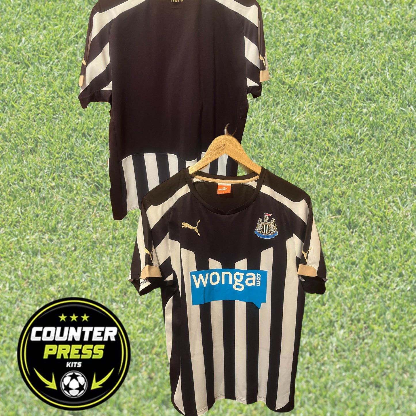 Newcastle United 2014/2015 Home Football Shirt Medium