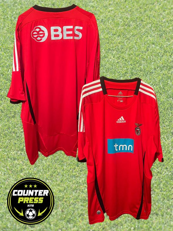 SL Benfica 2008/2009 Home Football Shirt 2XL