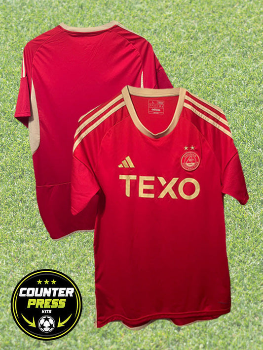 Aberdeen 2023/2024 Home Football Shirt Large