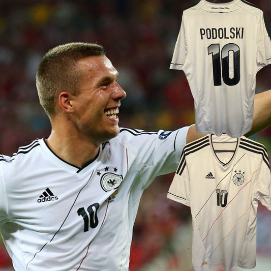 Germany 2012/2013 Home Football Shirt Large - Lucas Podolski