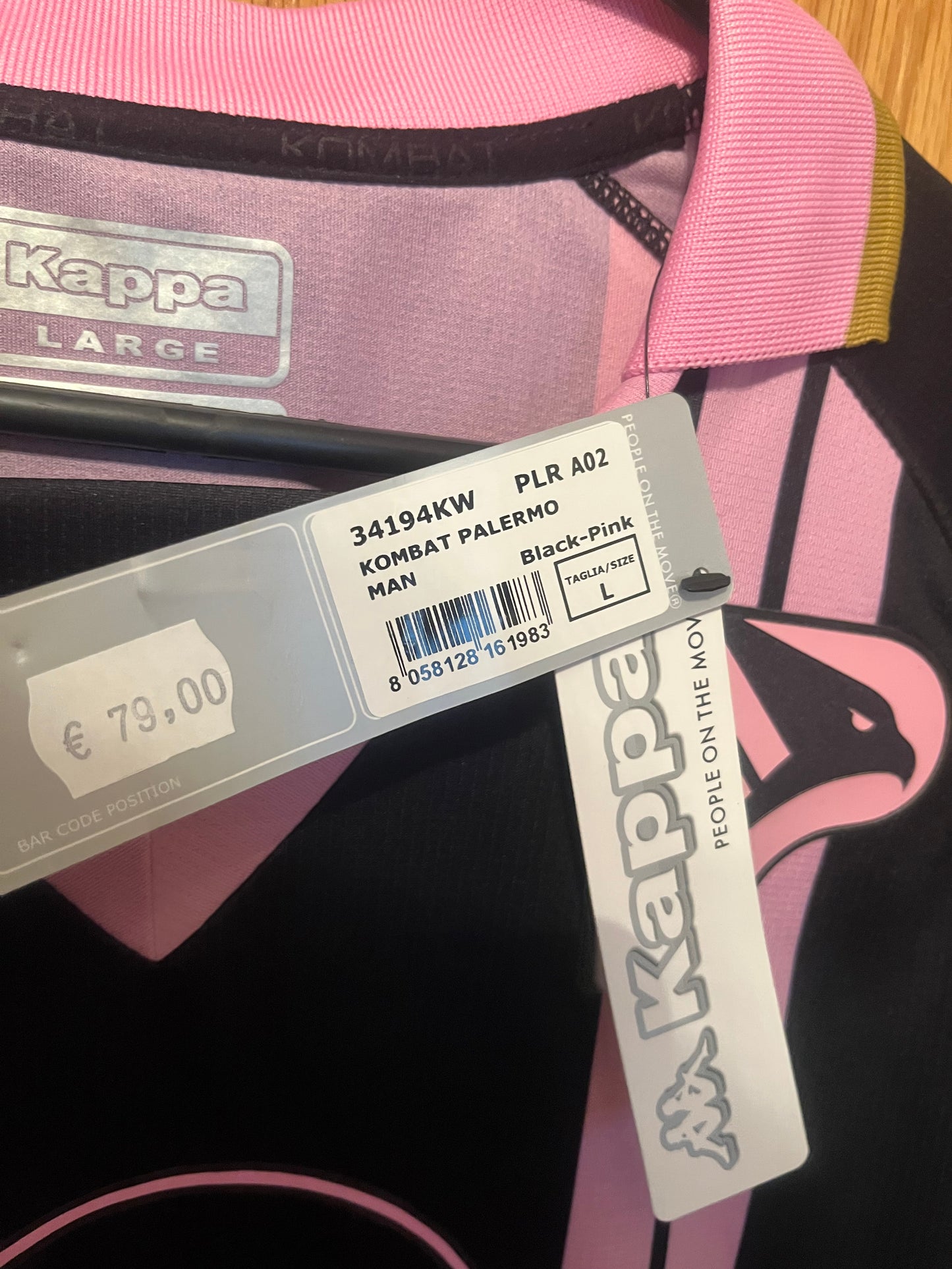 Palermo 2022/2023 Away Football Shirt Large - BNWT