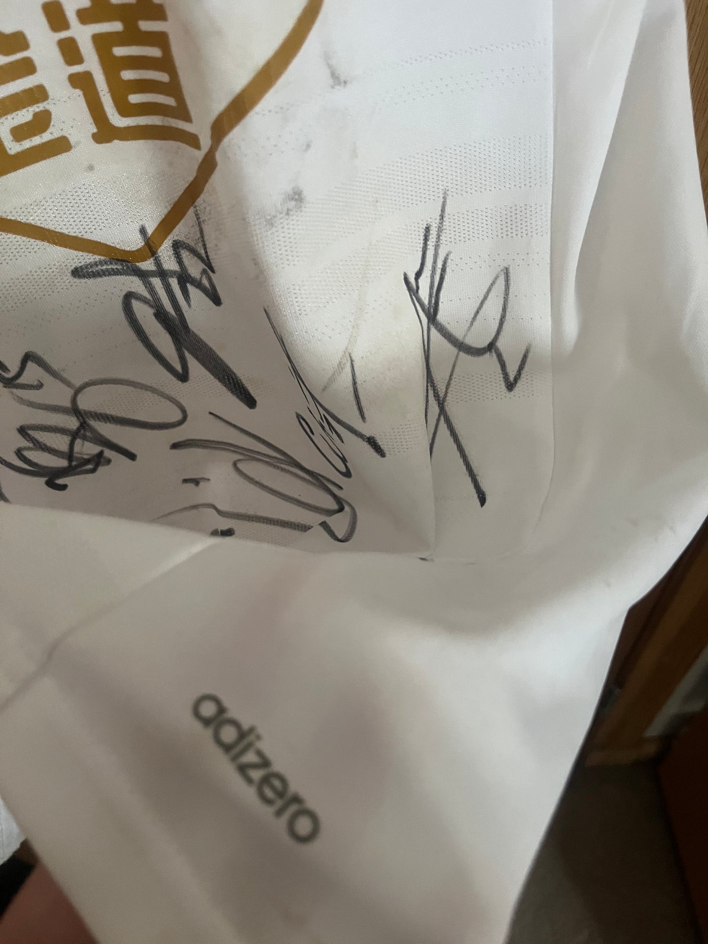 Swansea City 2014/2015 Home Football Shirt Medium - Neil Taylor - Matchworn + Squad Signed