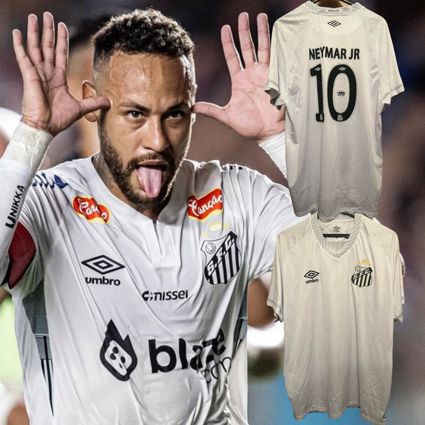 Santos 2025 Home Football Shirt 2XL - Neymar Jr - Authentic Spec