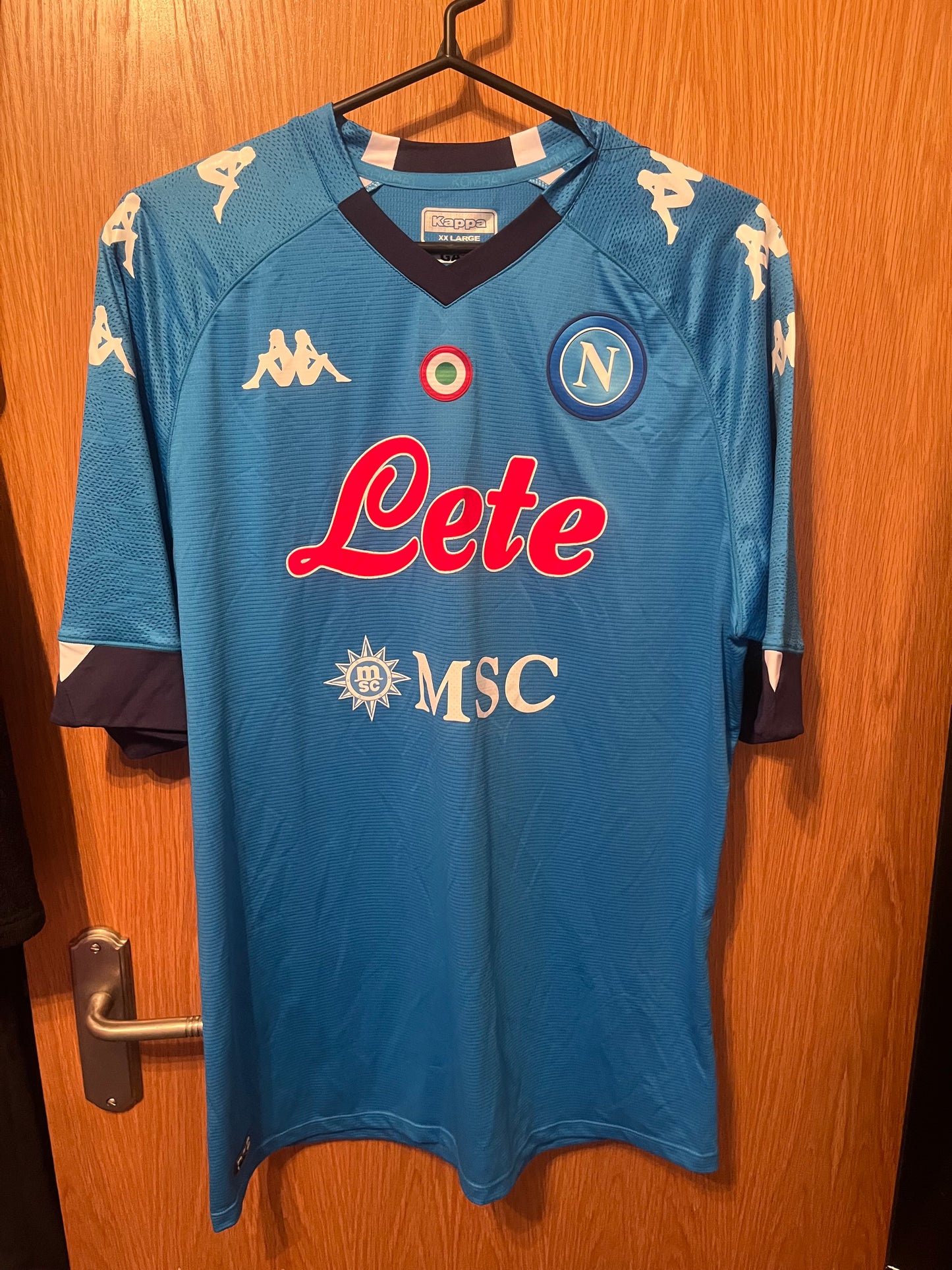 SSC Napoli 2020/2021 Home Football Shirt 2XL - Fits Large - Victor Osimhen - KOMBATPRO - BNWT