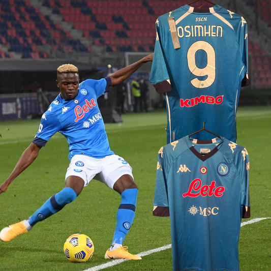 SSC Napoli 2020/2021 Home Football Shirt 2XL - Fits Large - Victor Osimhen - KOMBATPRO - BNWT