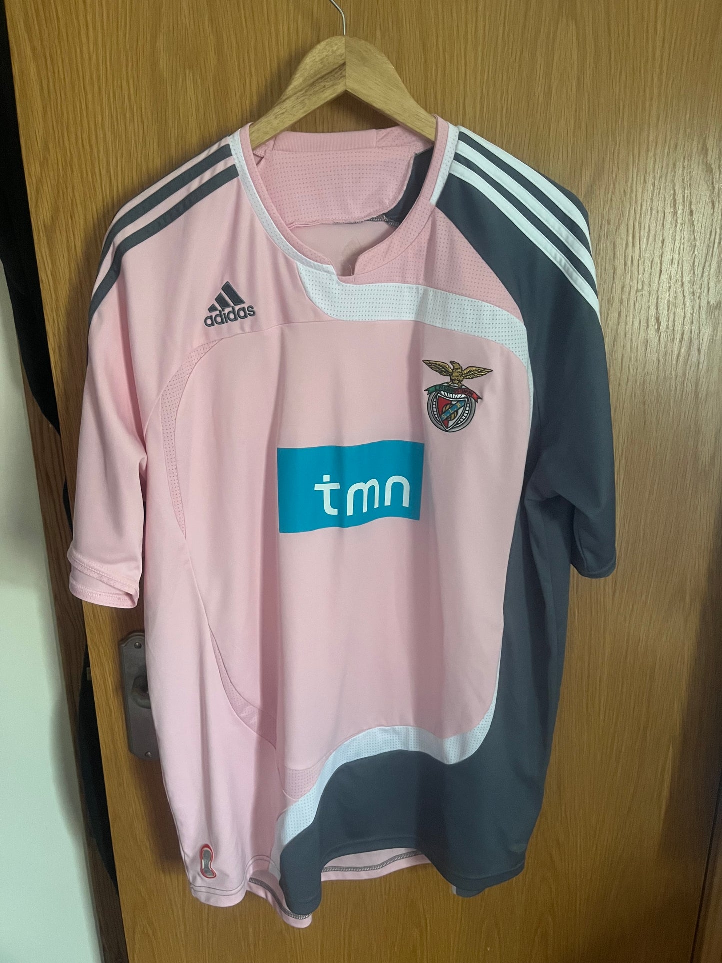 SL Benfica 2007/2008 Away Football Shirt Extra Large