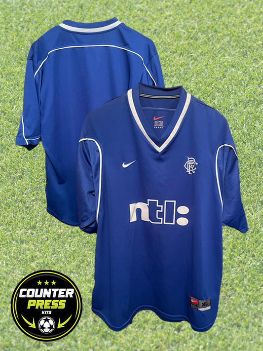 Glasgow Rangers 1999/2000 Home Football Shirt Extra Large