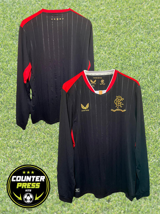 Glasgow Rangers 2021/2022 Away Football Shirt 2XL - Long Sleeve